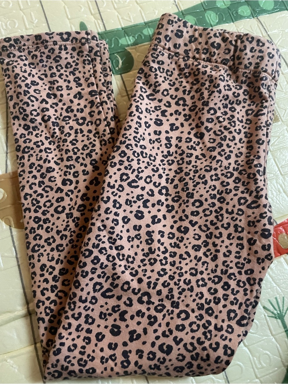 Long pants cheetah print 7/8